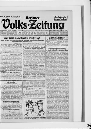 Berliner Volkszeitung vom 29.04.1924