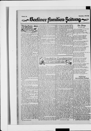 Berliner Volkszeitung vom 01.05.1924
