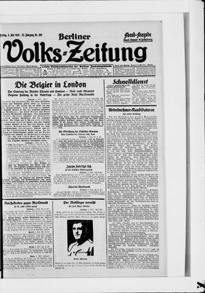 Berliner Volkszeitung vom 02.05.1924