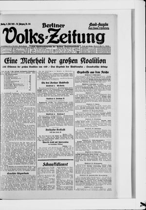 Berliner Volkszeitung vom 05.05.1924