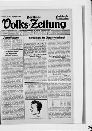 Berliner Volkszeitung on May 8, 1924