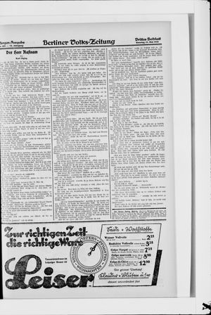 Berliner Volkszeitung on May 11, 1924
