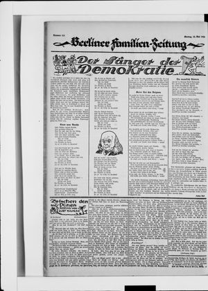 Berliner Volkszeitung on May 12, 1924