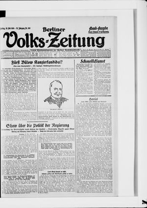 Berliner Volkszeitung vom 23.05.1924