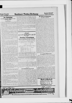 Berliner Volkszeitung vom 25.05.1924