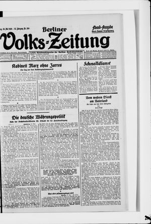 Berliner Volkszeitung vom 26.05.1924