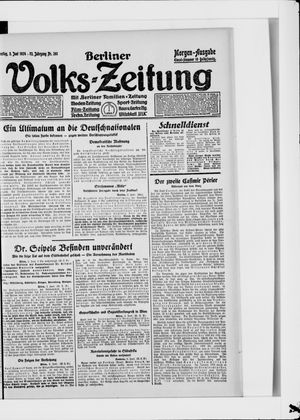 Berliner Volkszeitung vom 03.06.1924
