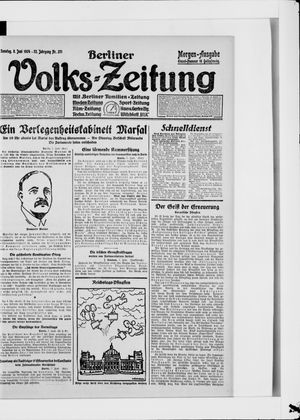 Berliner Volkszeitung vom 08.06.1924