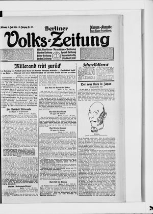 Berliner Volkszeitung vom 11.06.1924