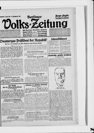 Berliner Volkszeitung vom 14.06.1924