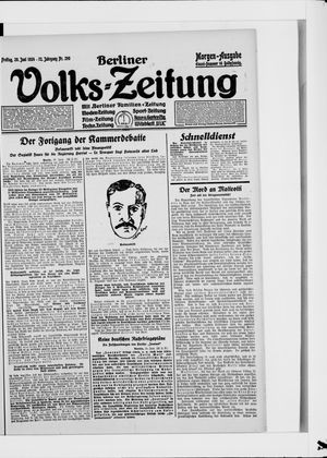 Berliner Volkszeitung vom 20.06.1924