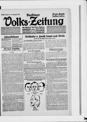 Berliner Volkszeitung on Jun 22, 1924