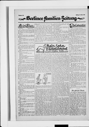 Berliner Volkszeitung vom 27.06.1924