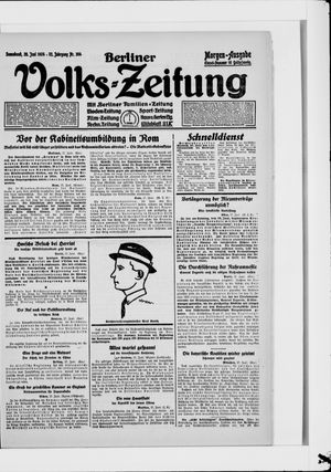 Berliner Volkszeitung vom 28.06.1924