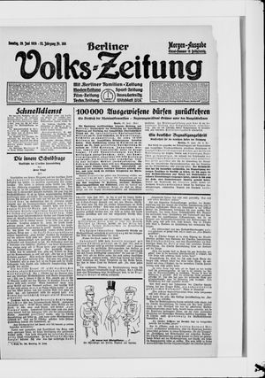 Berliner Volkszeitung vom 29.06.1924