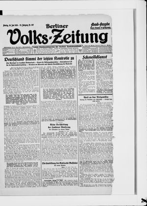 Berliner Volkszeitung vom 30.06.1924