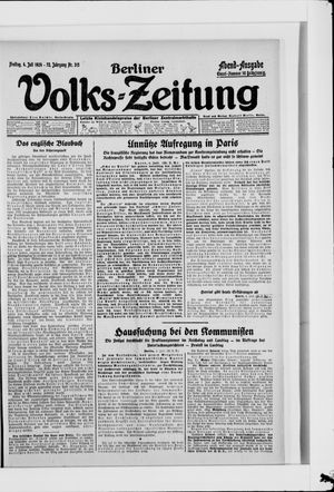 Berliner Volkszeitung vom 04.07.1924