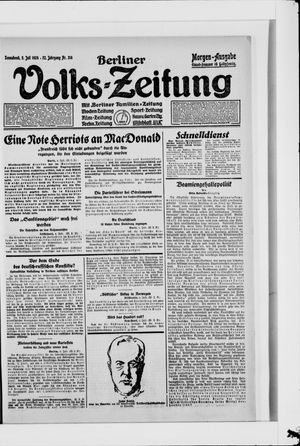 Berliner Volkszeitung vom 05.07.1924