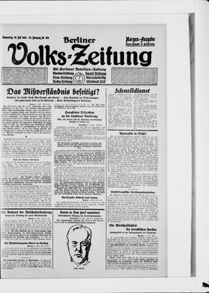 Berliner Volkszeitung vom 10.07.1924