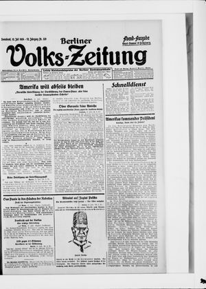 Berliner Volkszeitung on Jul 12, 1924