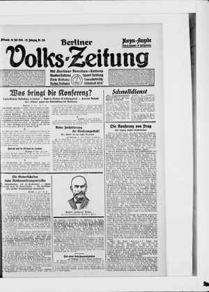 Berliner Volkszeitung vom 16.07.1924