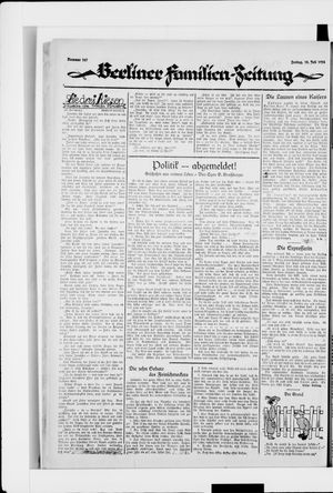 Berliner Volkszeitung on Jul 18, 1924