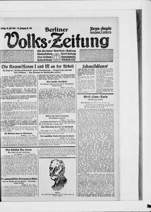 Berliner Volkszeitung on Jul 18, 1924