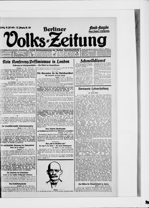 Berliner Volkszeitung vom 18.07.1924