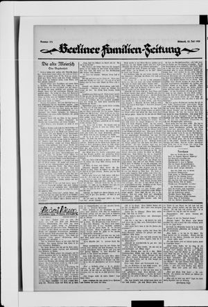 Berliner Volkszeitung vom 23.07.1924