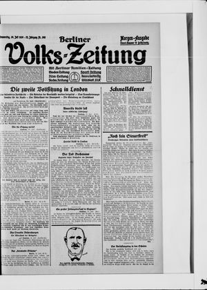 Berliner Volkszeitung vom 24.07.1924