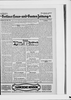 Berliner Volkszeitung vom 25.07.1924
