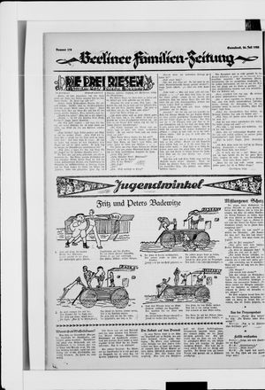 Berliner Volkszeitung vom 26.07.1924