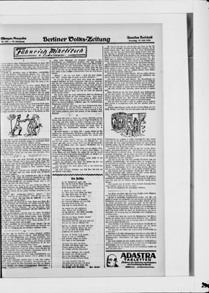 Berliner Volkszeitung vom 27.07.1924