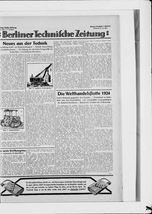 Berliner Volkszeitung vom 30.07.1924