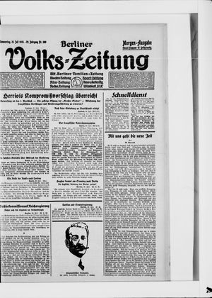 Berliner Volkszeitung vom 31.07.1924