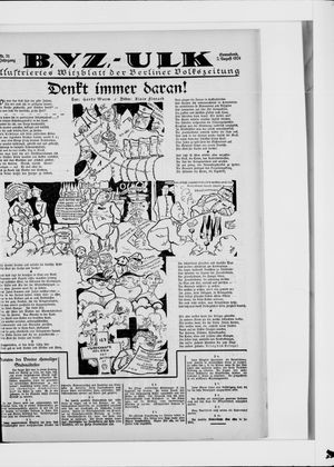 Berliner Volkszeitung vom 02.08.1924