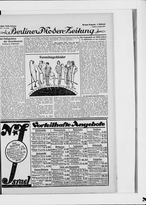 Berliner Volkszeitung on Aug 3, 1924