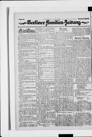 Berliner Volkszeitung vom 05.08.1924