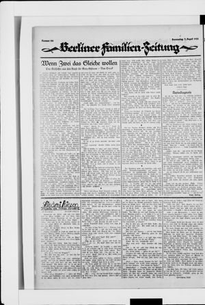 Berliner Volkszeitung vom 07.08.1924