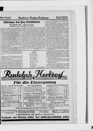 Berliner Volkszeitung vom 10.08.1924