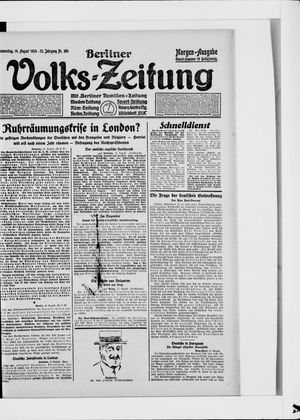 Berliner Volkszeitung vom 14.08.1924
