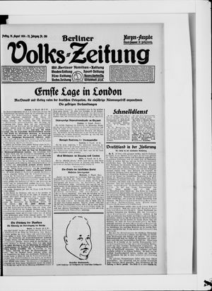 Berliner Volkszeitung vom 15.08.1924