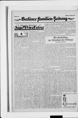 Berliner Volkszeitung vom 20.08.1924