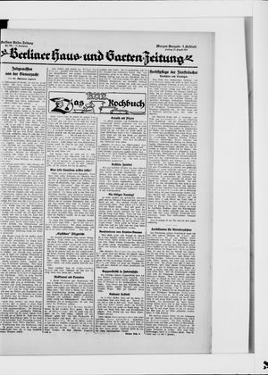 Berliner Volkszeitung on Aug 22, 1924