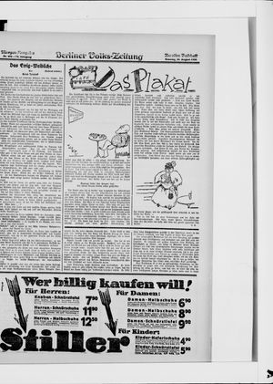 Berliner Volkszeitung vom 24.08.1924