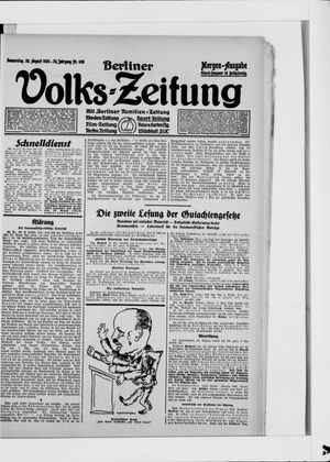Berliner Volkszeitung vom 28.08.1924