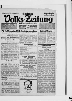 Berliner Volkszeitung vom 02.09.1924