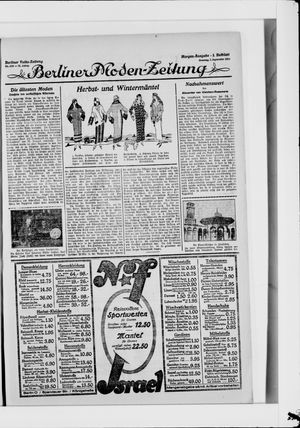 Berliner Volkszeitung vom 07.09.1924