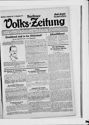 Berliner Volkszeitung vom 11.09.1924