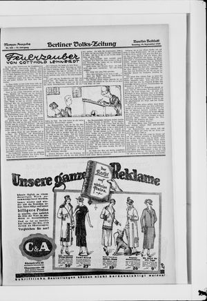 Berliner Volkszeitung vom 14.09.1924